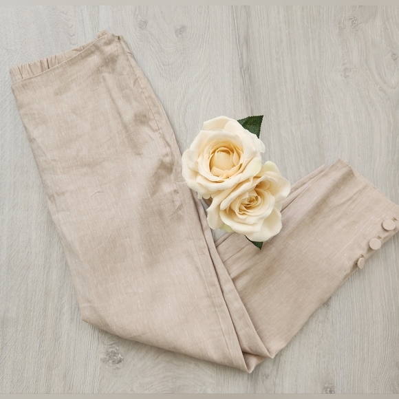 J. Jill Linen Stretch Pants S - Picture 2 of 5